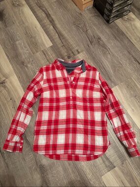Women’s Tommy Hilfiger Plaid Long-Sleeve Shirt